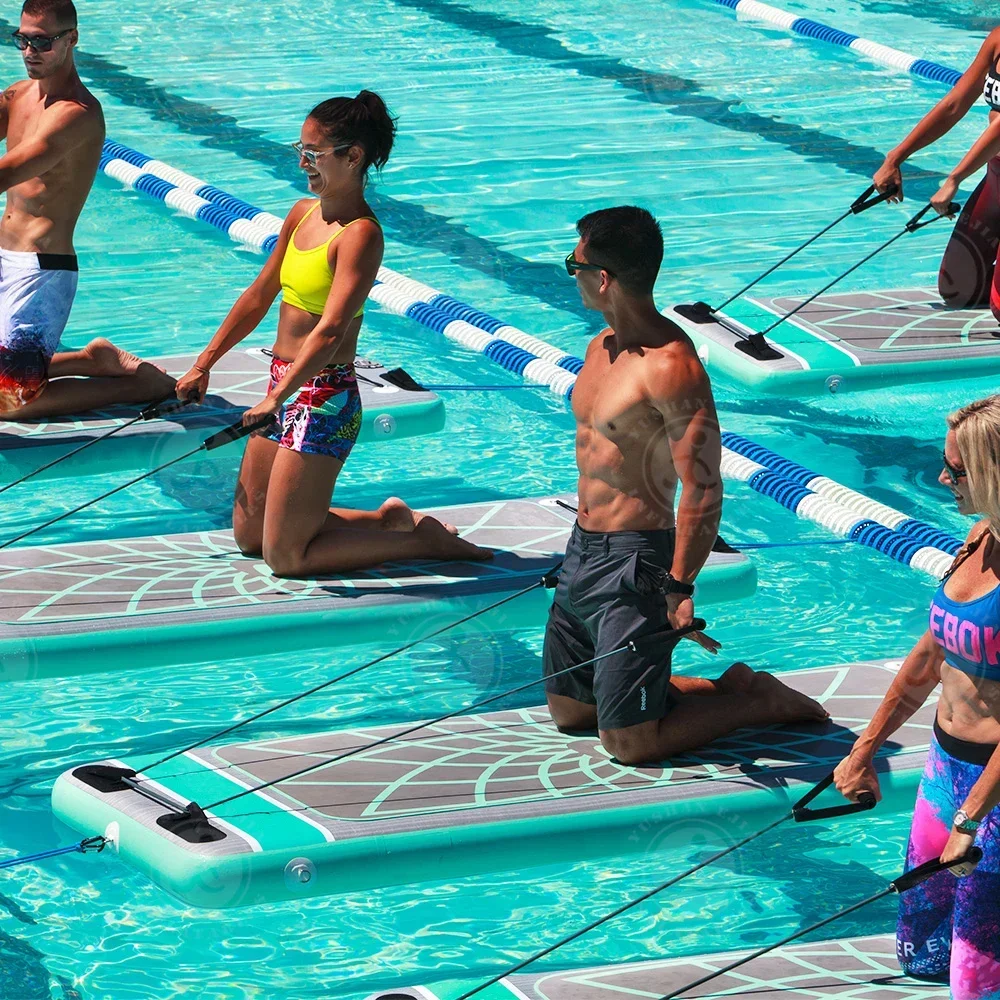 Aquatic Sports Types - 2*1*0,1m opblaasbare stand-up paddleboard, geschikt voor