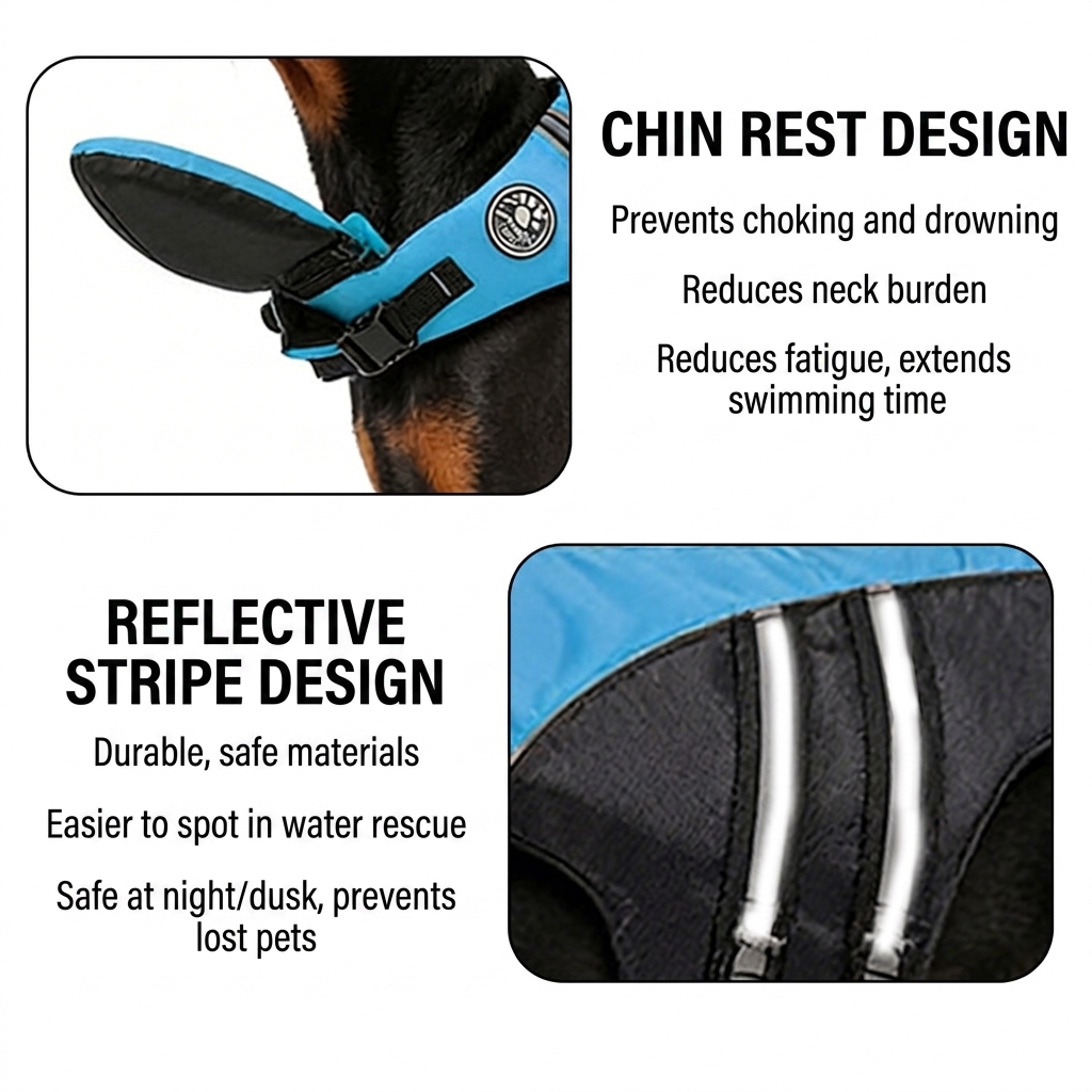 Hondenzwemvest met hoge drijfv - Life Jacket Buoyancy recensie en prijs