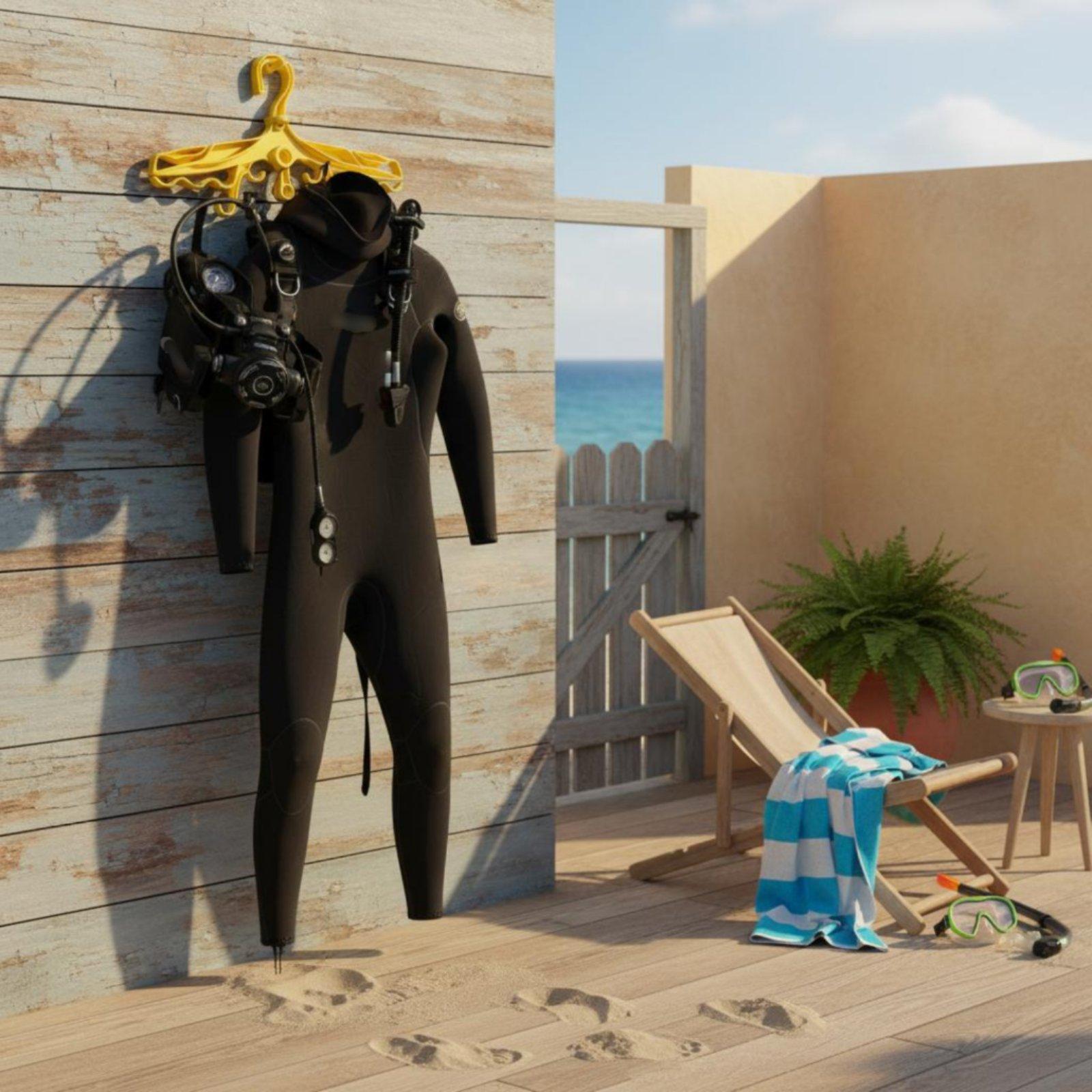 Plastic duikhanger met acht ha - Aquatic Sports Scuba recensie en prijs