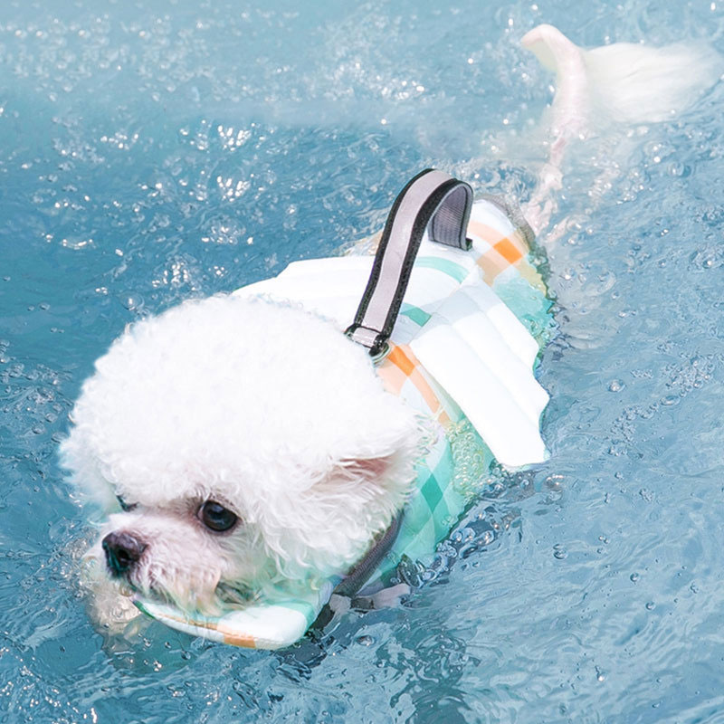Geruite hondenreddingsvest met - Life Jacket Buoyancy recensie en prijs